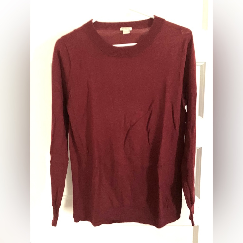 Burgundy sweater